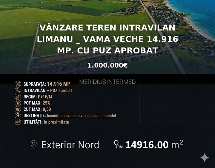 Vânzare teren intravilan Limanu _ Vama Veche 14.916 mp. cu PUZ aprobat - 5