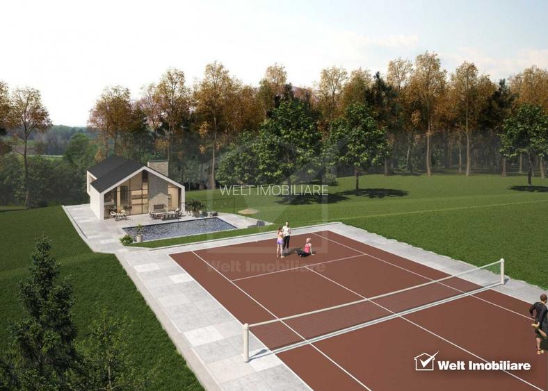 Teren spectaculos, intravilan,  Feleacu, zona linistita, padure + parau. - 3