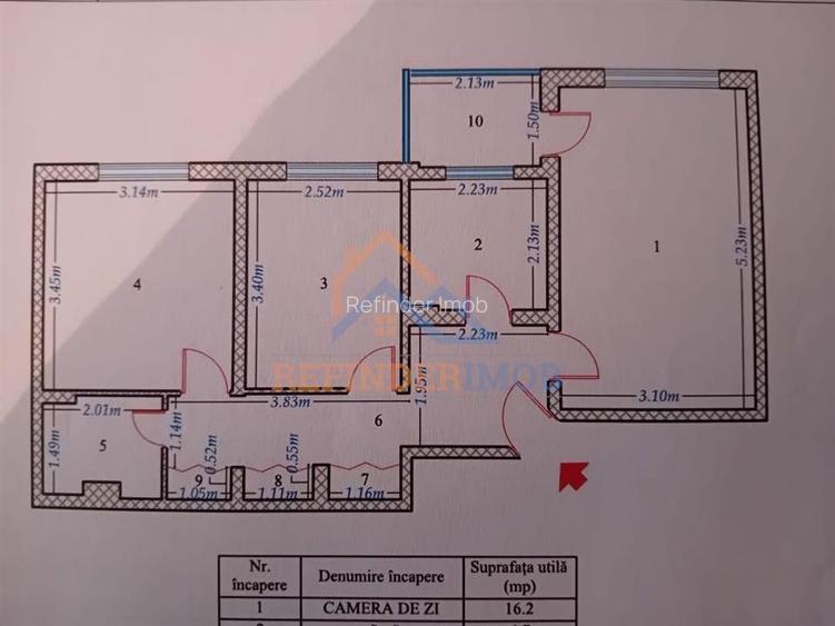 Apartament de vanzare cu 3 camere, zona Nicolae Grigorescu - 4