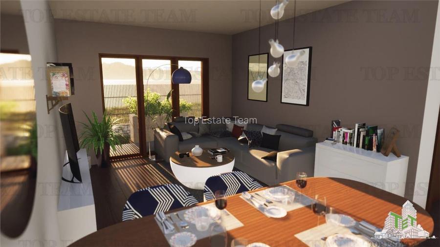 De vanzare casa tip duplex, 5 camere, curte 200mp - 8