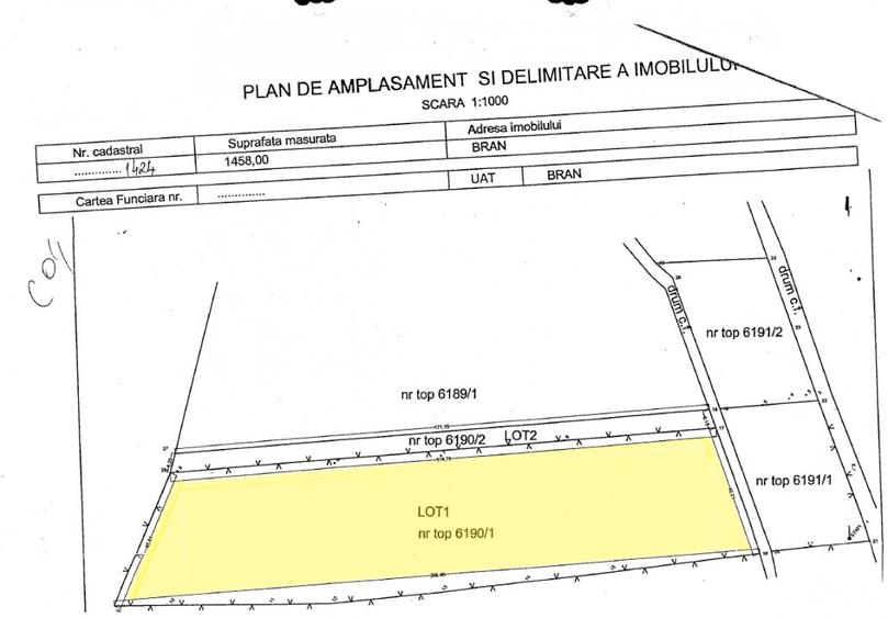 Teren 8,310 mp Sohodol, Bran, jud. Brasov - 4