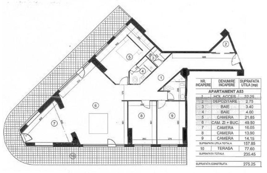 Apartament cu 4 camere si vedere spre parc | 78mp terasa - 1