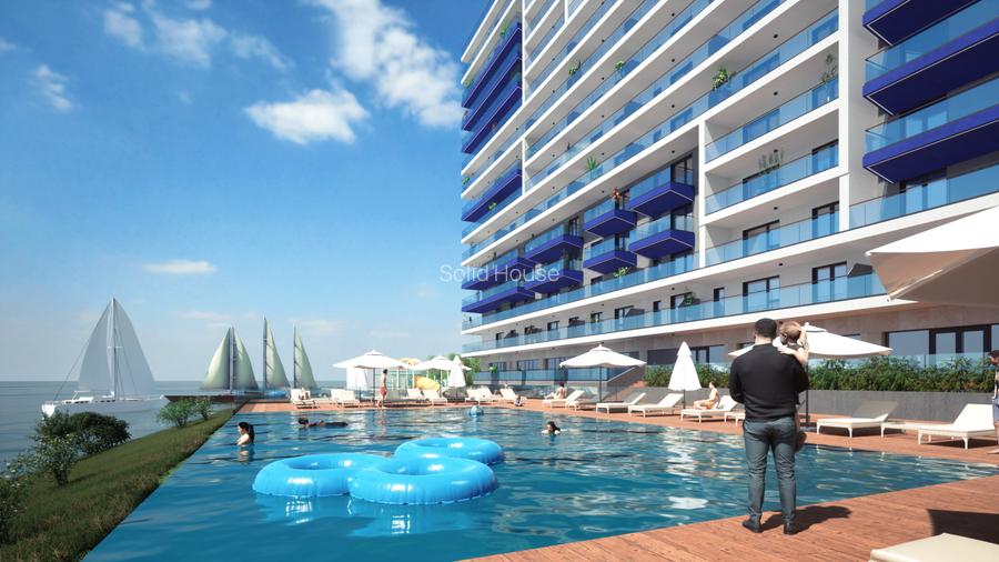 PROMOTIE BLACK FRIDAY !! SOLID SKYLINE MAMAIA- STUDIO VEDERE FRONTALA LAC- SMART - 13