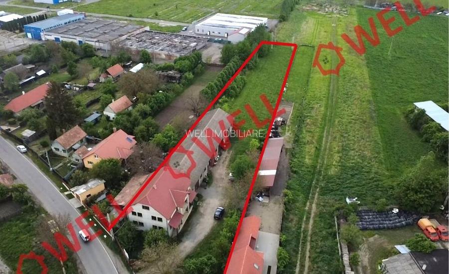Casă semifinisată cu spații de depozitare de vânzare în zona industrială din Târ - 2