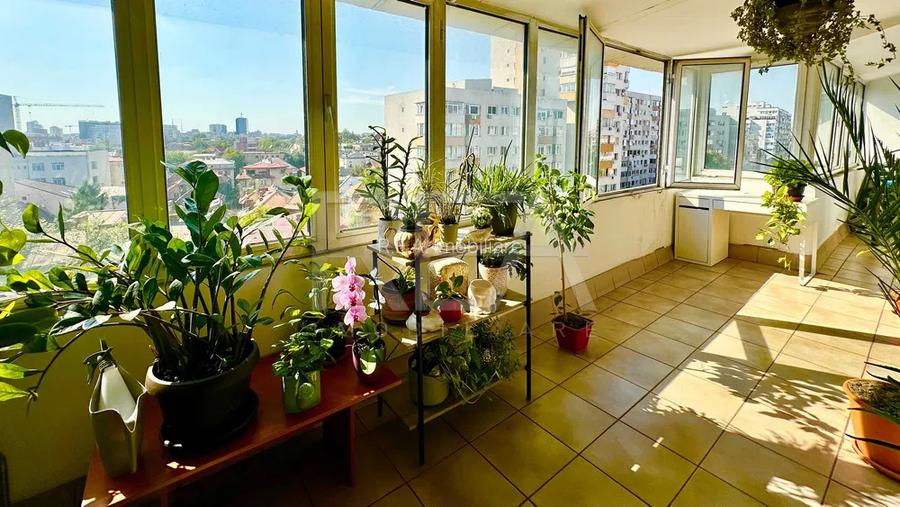 2 Camere Stradal Calea Dorobanți | Terasă Vitrată 16.8 mp | Vedere spre Vest