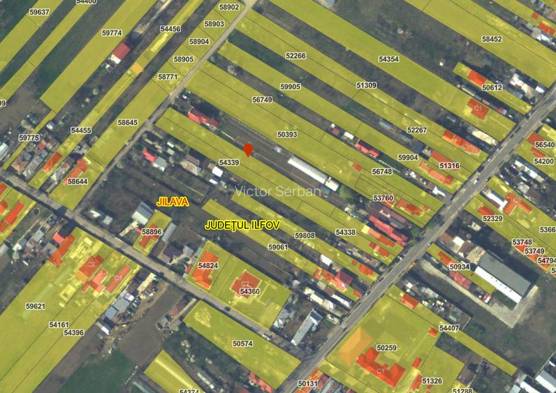 Vand Teren Intravilan – 1.791 mp Jilava, Str. Piersicilor COMISION 0% - 4