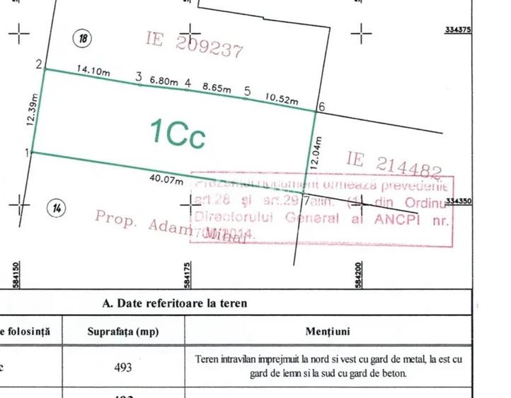 De vanzare Teren 500 mp Sisesti - Jandarmeriei - 2
