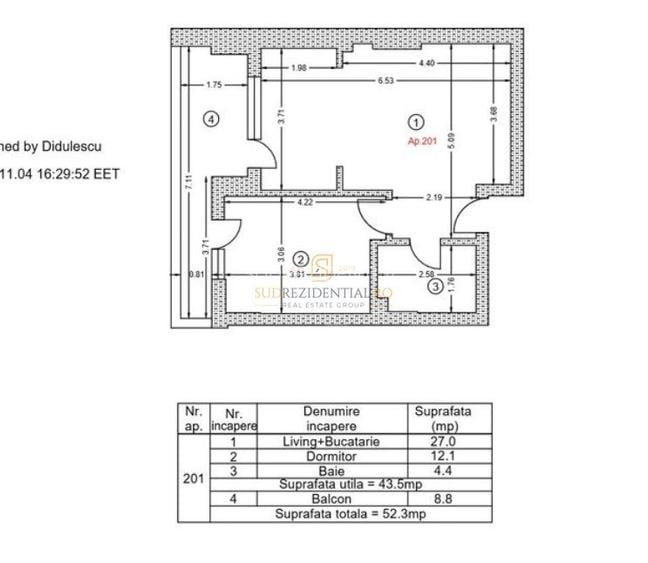Apartament 2 camere -tip studio, Metrou Berceni, prima inchiriere - 8