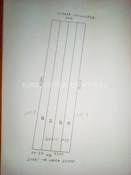 EXCLUSIV! Teren intravilan  - 2 Mai - Vama Veche - 20 euro/mp  (Cod E3) - 17