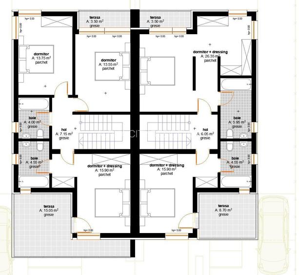 Dezvoltator: Duplex Modern cu 5 camere si 3 bai - 3