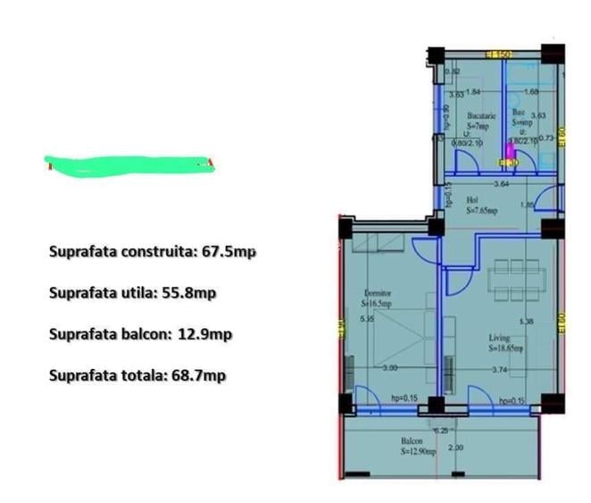     Apartament 2 camere modern | Jandarmeriei | Terasă mare + parcare subterana - 15
