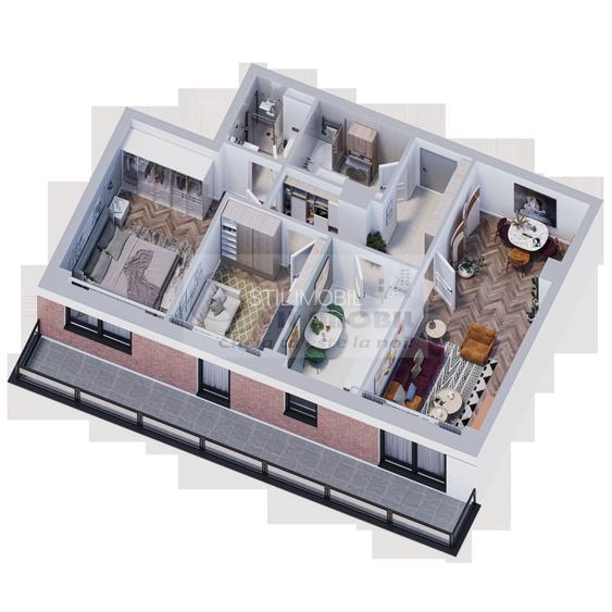 Apartament modern 3 camere, 84 mp, finisaje premium 0% COMISION - 4