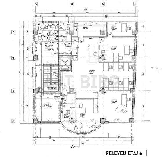 Zero comision, 210-220mp birou Grozavesti, parcare, showroom sau birou - 2