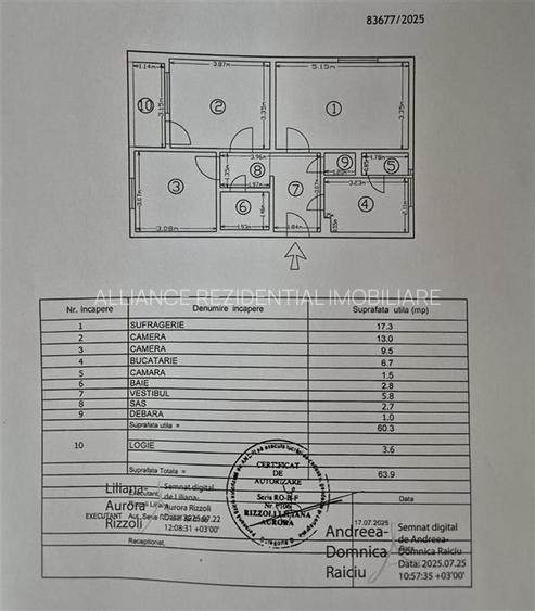 Apartament 3 camere Dristor - Ramnicu Sarat - Etaj 1 - 15
