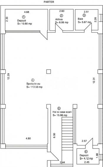 Spatiu de birouri la cheie 150 mp utili 5 parcari zona Valea Aurie - 1