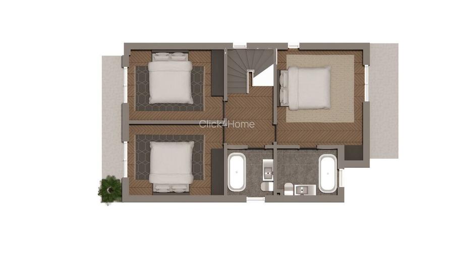 15.000€ REDUCERE - Vilă nouă - 180mp utili, 5 camere, aproape de Olga Gudynn - 1