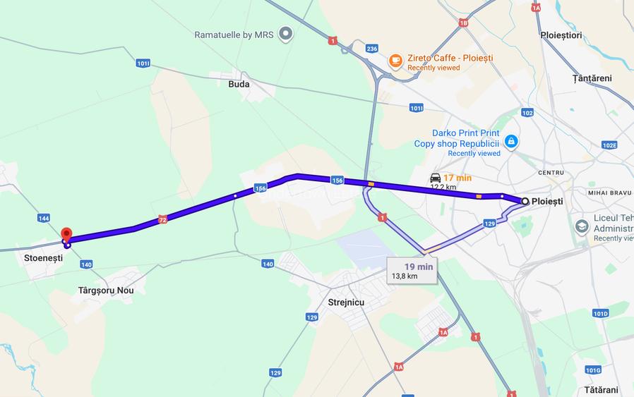 Teren (2025mp) -Deschidere 35mL - Intravilan (Toate utilitățile) - 2