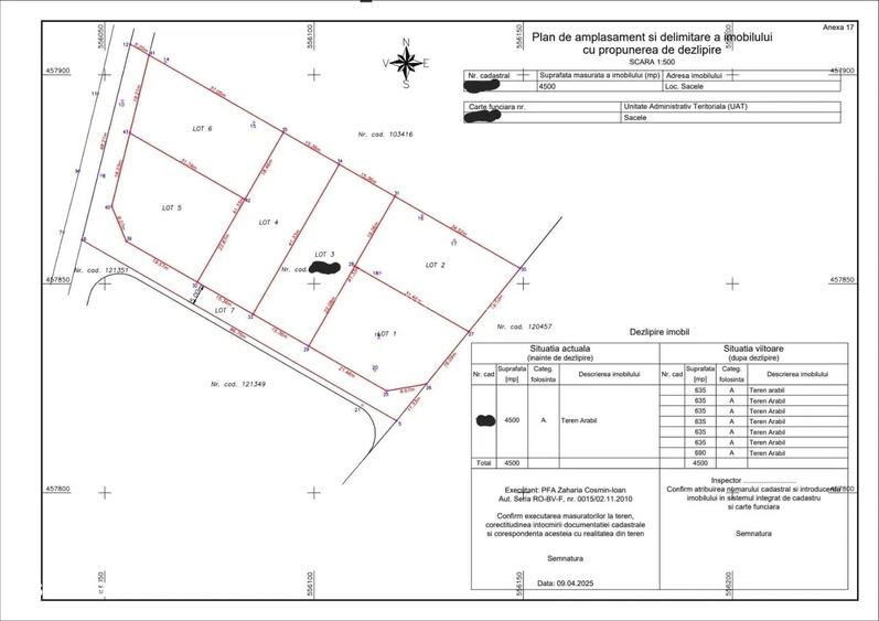 Teren Intravilan Cu PUZ 635 MP-Electroprecizia-Sacele- Cod 5239 - 2