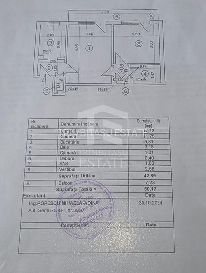 Apartament 2 Camere - Zona Brâncoveanu–Piata Sudului - Bloc Reabilitat - 1