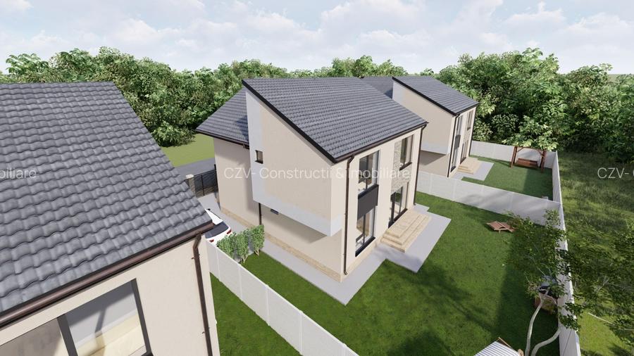 Vile individuale moderne – Living spectaculos  pe două niveluri - 11