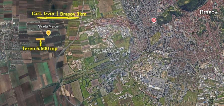 Teren Investiție 6300mp Săcele - 10m de Utilități in Raza Soarelui - 2