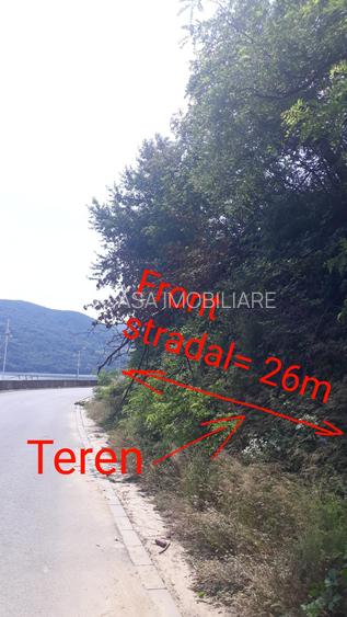 Teren intravilan, 920 mp, fs 26 m, în Orșova, pe malul Dunării, comision 0% - 3