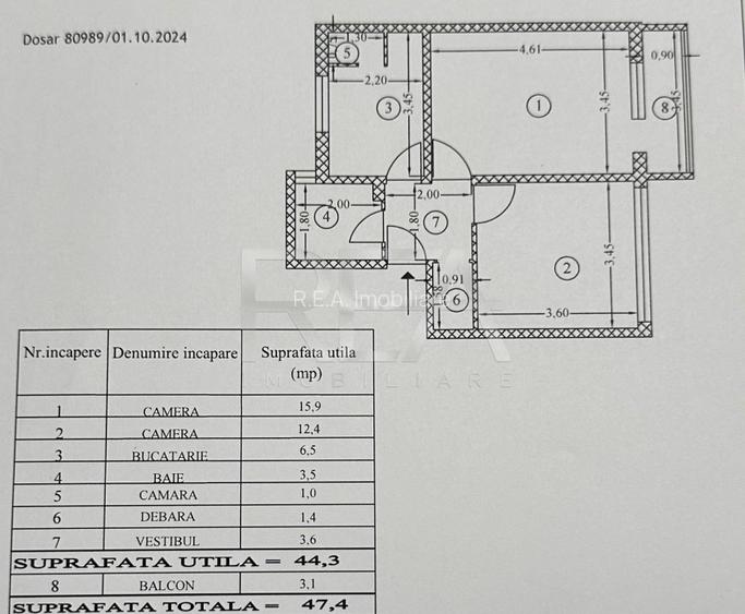 Apartament 2 Camere , Decomandat , Soseaua Giurgiului - 21