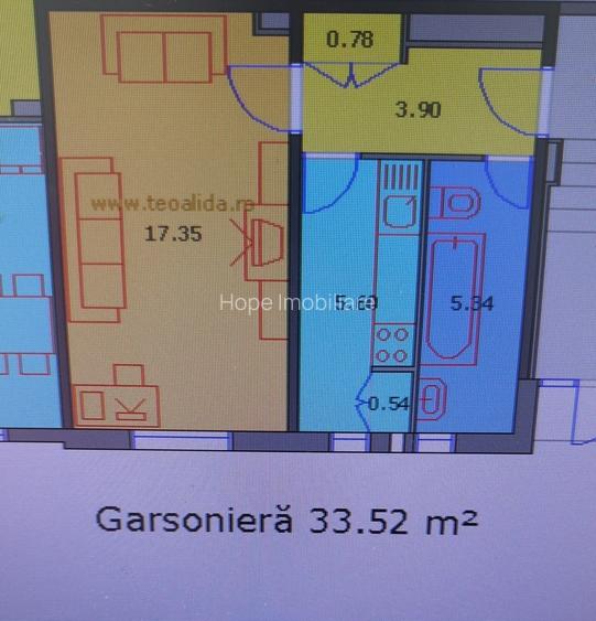 Brancoveanu metrou - Garsoniera bloc mixt - 2