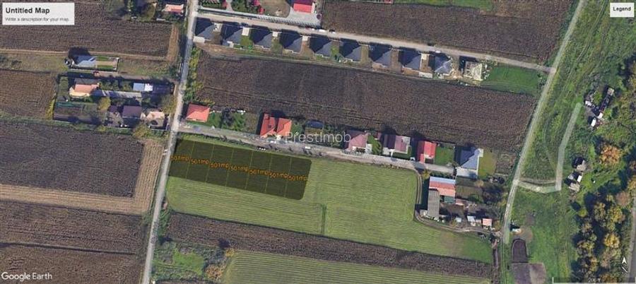 De vanzare parcele de 5 arii, utilitatile la poartă strada graului, Nazna - 3