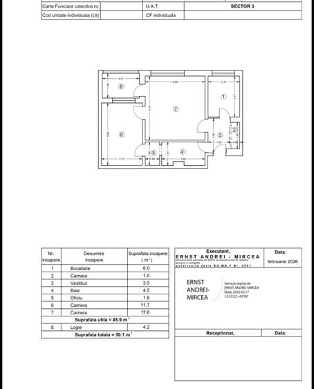 2  camere,renovat 2026,3 min de metrou și parc IOR - 5