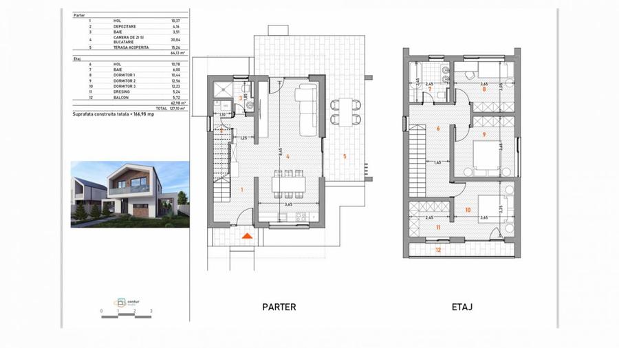 *Vila Bucium-Visan* - 650mp teren - *toate utilitatile* - 7