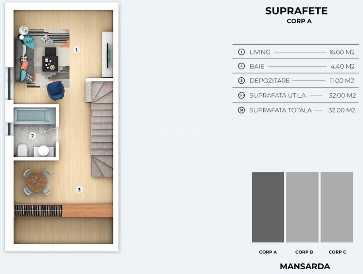 Complex de vile tip duplex si triplex  OTOPENI - PRETURI ATRACTIVE - 19