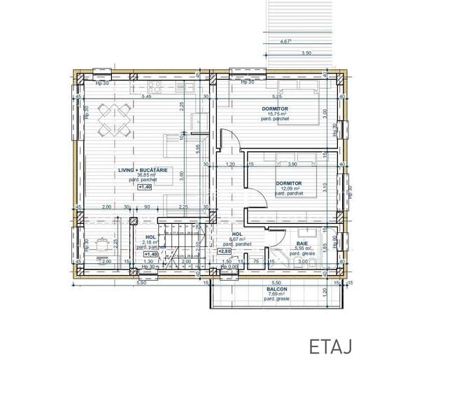 Bucium - teren 398mp cu autorizatie constructie D+P+E, toate utilitatile - 4