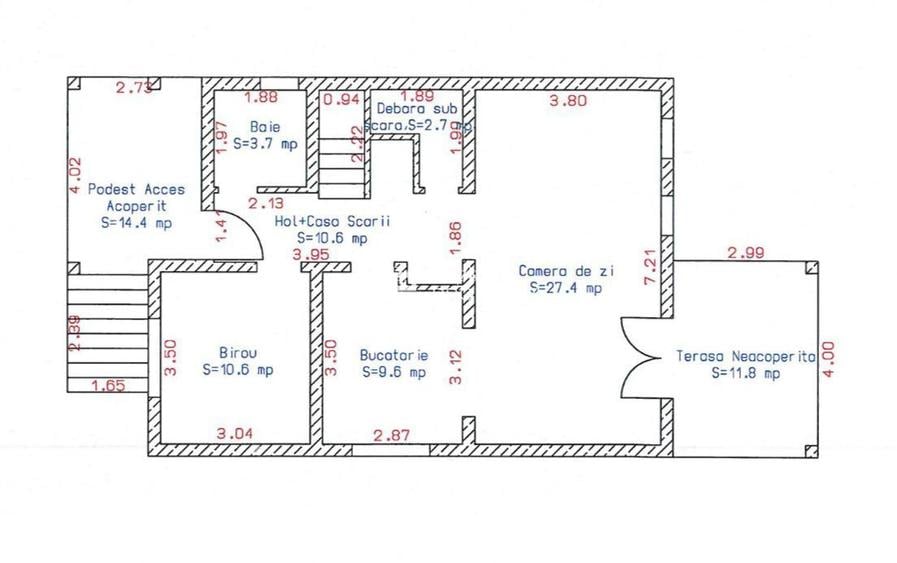 Casă individuală nouă, 5 camere, 3 băi,  teren 427 mp, Cisnădie - 1