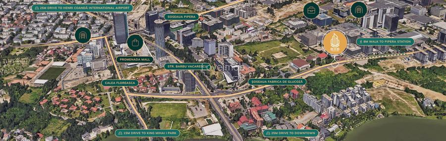 Apartament 2 camere, prima inchiriere, 60mp, parcare subterana, Floreasca - 6