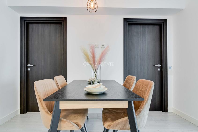 NOU! 3 camere, mobilat LUX , 2 bai , PARCARE - PIPERA - 4