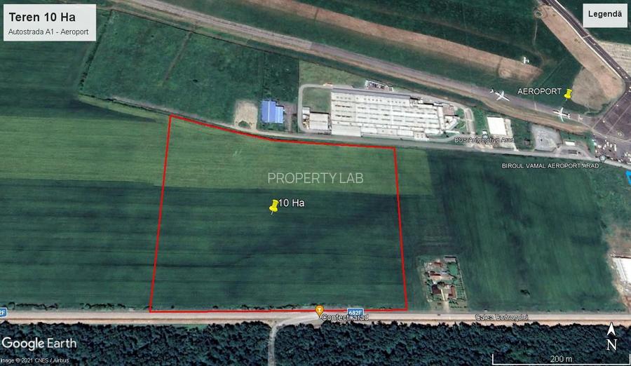 Teren lângă Aeroportul Internațional din Arad - 2