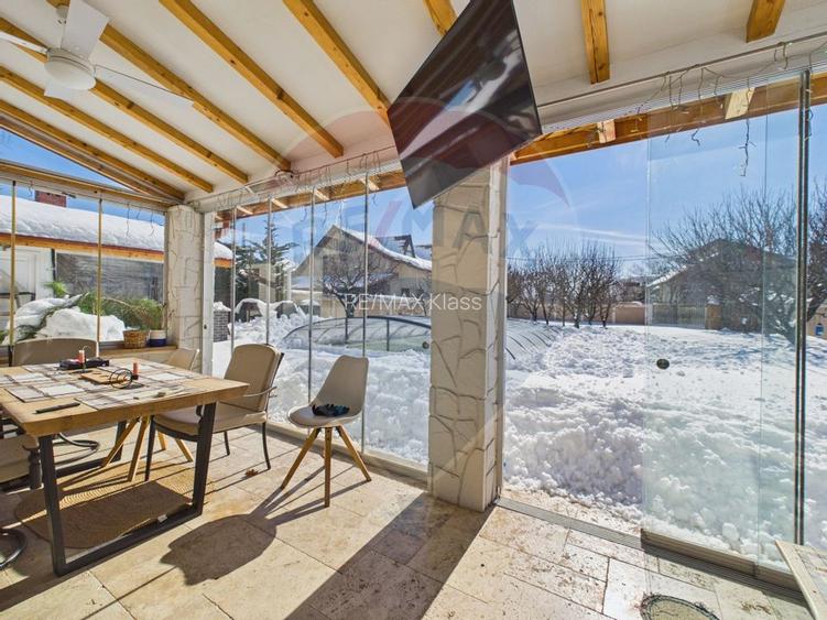 Vilă cu 6 camere, piscina si teren 1300 mp, de vânzare în Otopeni - 29