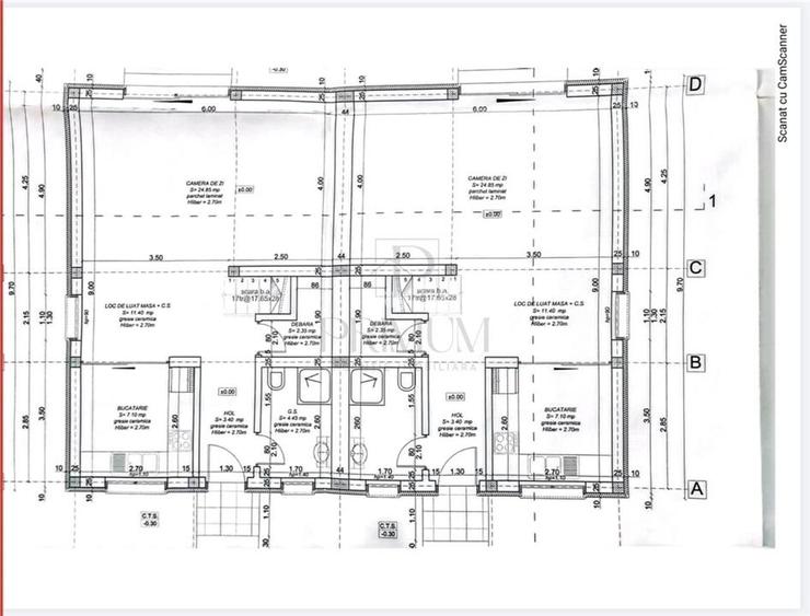 Duplex spatios - zid dublu despartitor - zona in plina dezvoltare. - 4