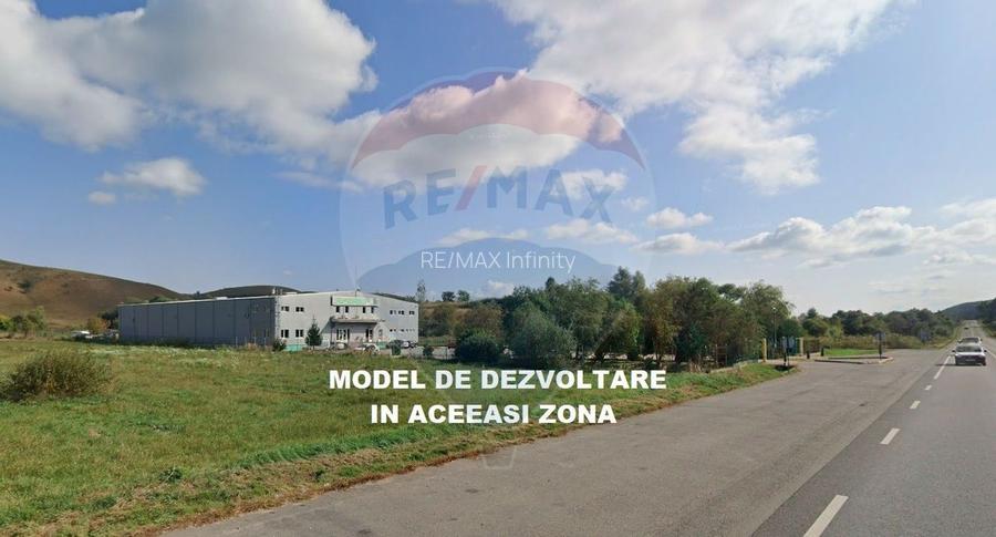 Teren industrial 9.000 mp Gilau Front la DN1 E60 Acces TIR - 3