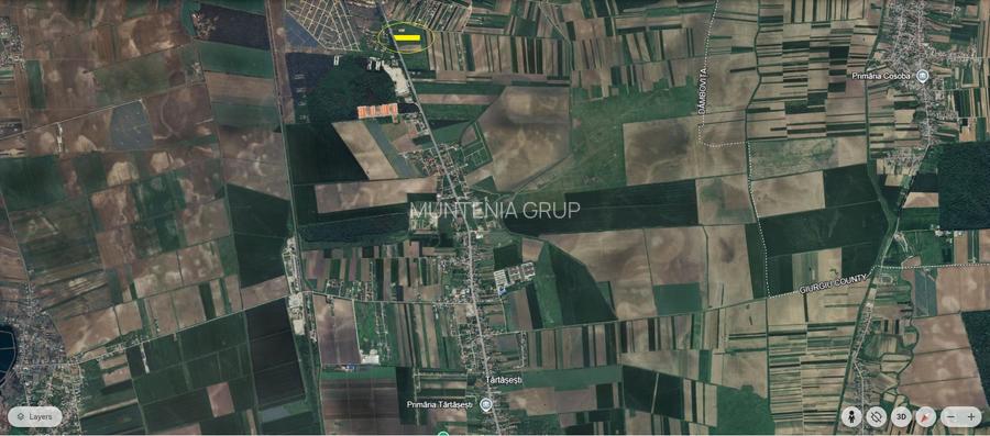 Tartasesti - stradal, 8.478 mp. teren intravilan cu deschidere de 33 m. la DN 7 - 4