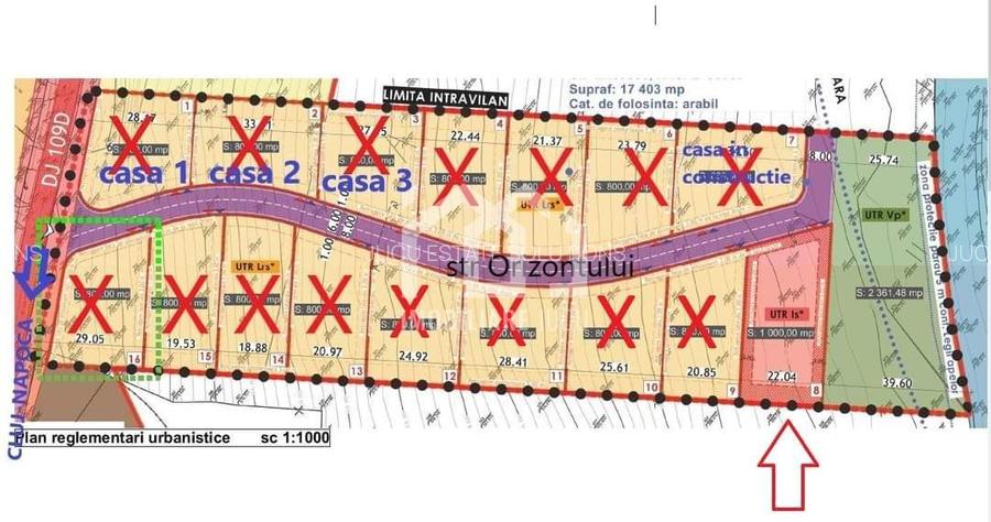 Teren intravilan 1000 mp cu AC DUPLEX – Jucu de Sus - 2