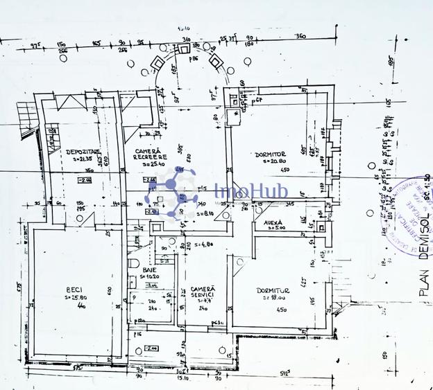 Vila deosebita, 420 mp, 7 camere, teren 1500 mp, Rediu - Eos