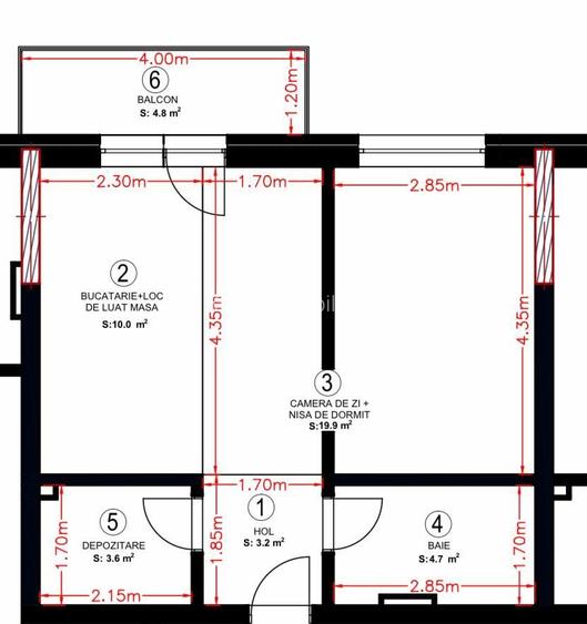 Apartament 2 camere, dressing, BETA RESIDENCE - 9