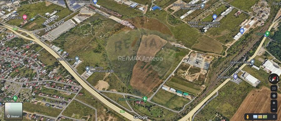 Teren 2Ha  Drumul Intre Tarlale - A2, pretabil hale + birou (Glina) - 7