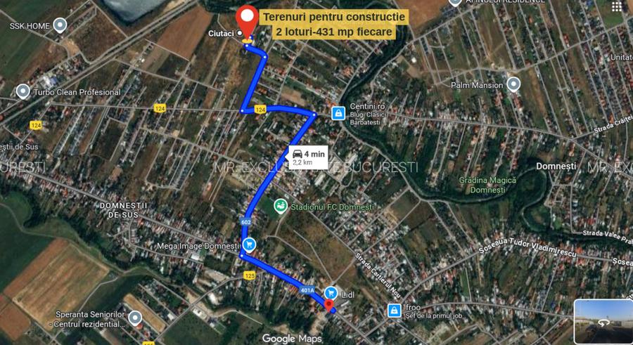 Terenuri de construcție in Domnești cu toate utilitățile disponibile - 2