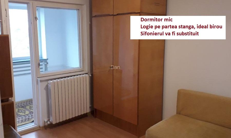 Inchiriere: 3 camere decomandate, 2 bai, etaj 2/4 - 5