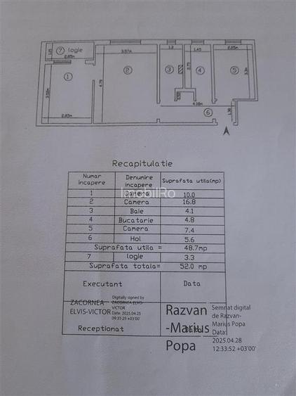Apartament 3 camere Mircea cel Batran - 4