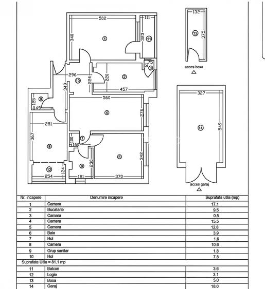 Închiriere apartament 4 camere decomandat + garaj - 3
