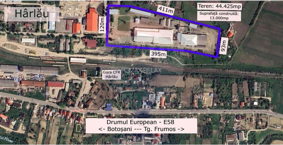 Spațiu industrial 4.4Ha Teren și 15.000mpc - Zona Industrială - Hârlău - 4